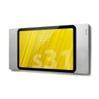 FINNSAT - Seinäteline - Lukittava A8, hopea