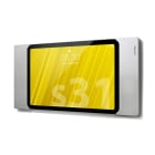 FINNSAT - Seinäteline - Lukittava A8, hopea