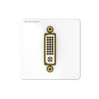 KINDERMANN KDC - DVI-I liitinlevy 30cm kaapeli - 7456000502
