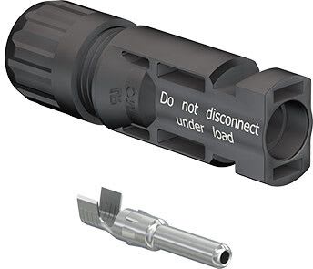 STÄUBLI - Aurinkopaneeliliitin - MC4 uros PV-KST4/10II 10mm2