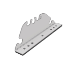 SALOMAAN KONEPAJA - Huopa- ja profiilipeltikatoille - Kattokiinnike