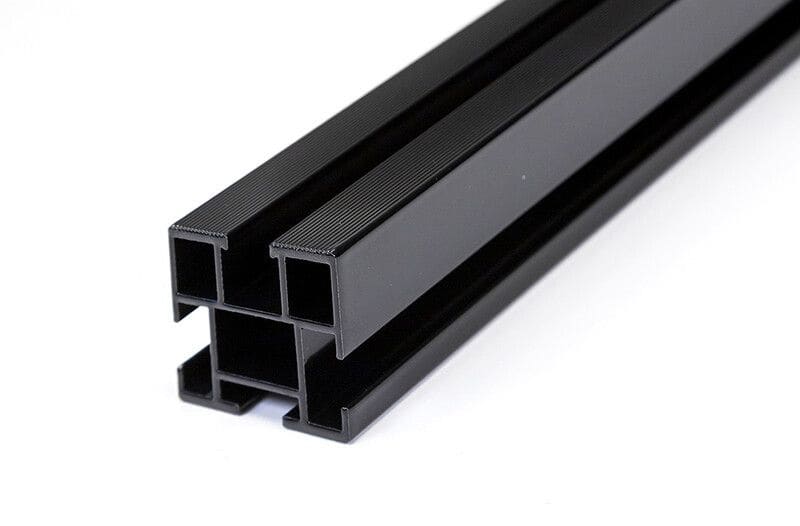 WISOL - 90002 Wisol-kiinnikkeet Musta - Profiilikisko 3280mm RR