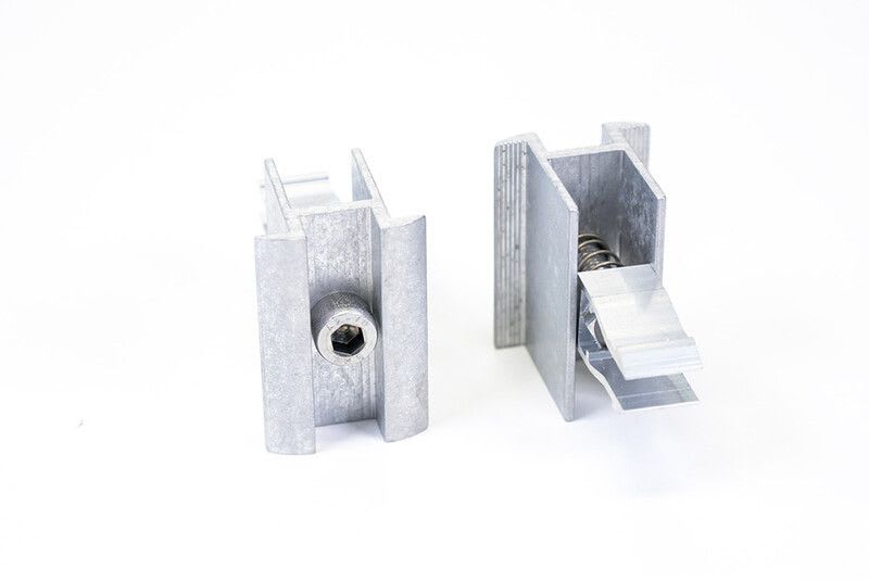 WISOL - 90015 Wisol-kiinnikkeet Alumiini - Keskikiinnike AL 35 mm