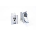 WISOL - 90015 Wisol-kiinnikkeet Alumiini - Keskikiinnike AL 35 mm