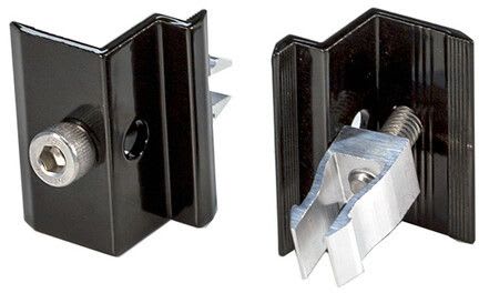 WISOL - 90016 Wisol-kiinnikkeet Musta - Päätykiinnike RR 30mm