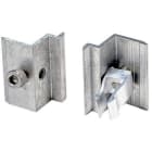 WISOL - 90017 Wisol-kiinnikkeet Alumiini - Päätykiinnike AL 30mm