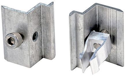 WISOL - 90017 Wisol-kiinnikkeet Alumiini - Päätykiinnike AL 30mm