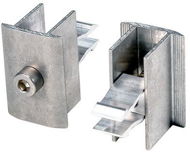 WISOL - 90086 Wisol-kiinnikkeet Alumiini - Keskikiinnike AL 30 mm - 35 mm