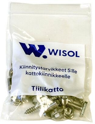 WISOL - 90101 Wisol-kiinnikkeet - Ruuvit 5:lle Tiilik.kannakkeelle