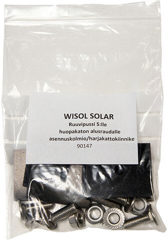 WISOL - 90147 Wisol -kiinnikkeet - Ruuvipussi 5:lle asennuskolmio