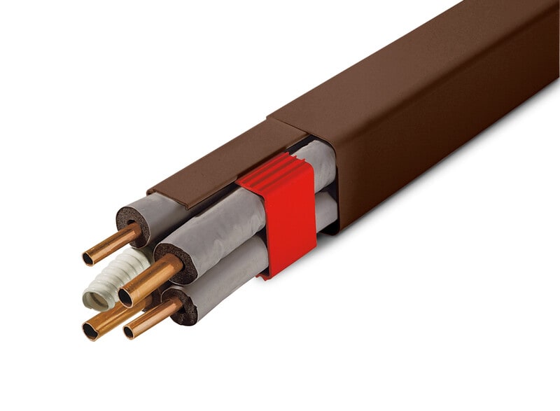 NORD ASLAK - Ilmalämpöpumpputarvike - Asennuskanava Ruskea