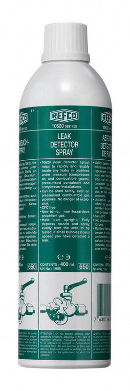 REFCO - Ilmalämpöpumpputarvike - Vuodonilmaisin spray 10620