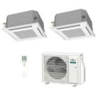 FUJITSU - Ilmalämpöpumppu - MULTI 2xKATTOKASETTI 12