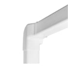 CANALSPLIT - Ilmalämpöpumpputarvike - Vasen pystykulma 80x60mm