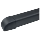 CANALSPLIT - Ilmalämpöpumpputarvike - Päätypala Musta 80x60mm