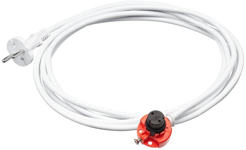 REJ-DESIGN - Asennus-/kytkentätarvike - pistokejohto 400 cm, valk.
