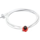 REJ-DESIGN - Asennus-/kytkentätarvike - pistokejohto 400 cm, valk.