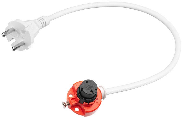 REJ-DESIGN - Asennus-/kytkentätarvike - pistokejohto 30 cm, valkoinen