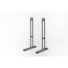 GLAMOX HEATING - Lämmittimen lisätarvike - Jalkapari korkea musta