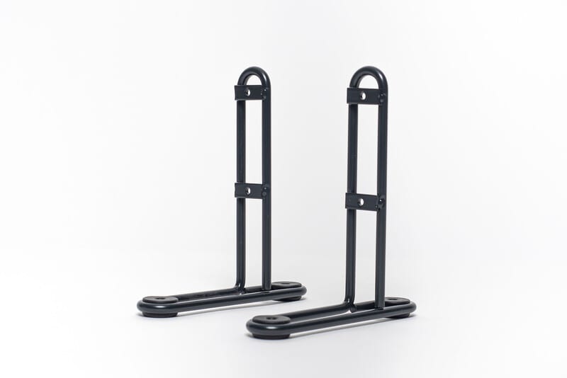 GLAMOX HEATING - Lämmittimen lisätarvike - Jalkapari matala musta