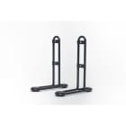 GLAMOX HEATING - Lämmittimen lisätarvike - Jalkapari matala musta