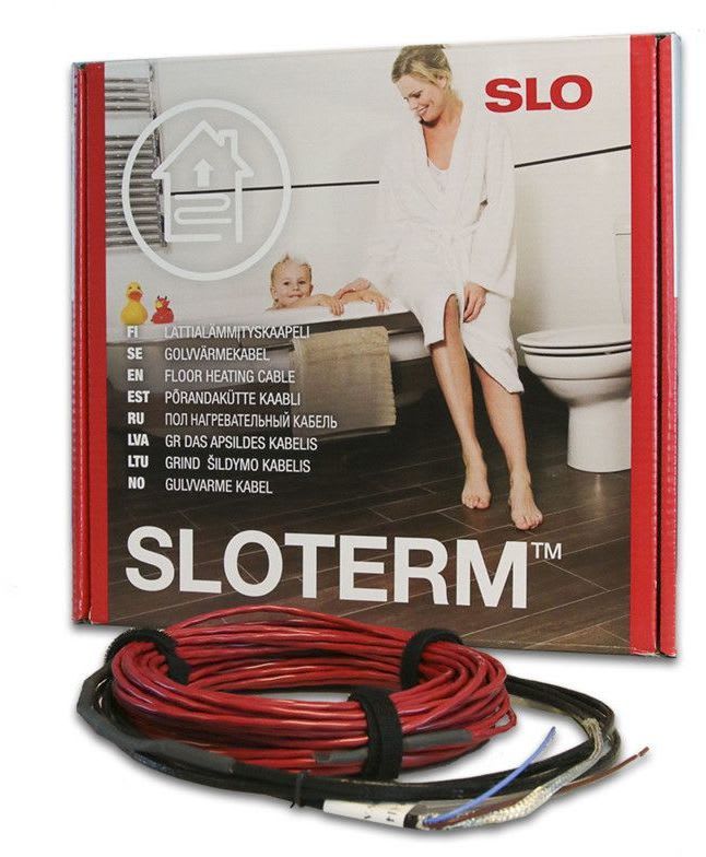 TYCO THERMAL CONTROLS NORDIC - Lattialämmityskaapeli - SLOTERM P 1490W/74m 9.9-18.6m2