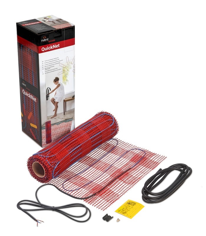 RAYCHEM - Lattialämpömatto 90W/m2 - QuickNet-1.5m2 0.5x3.0m 135W