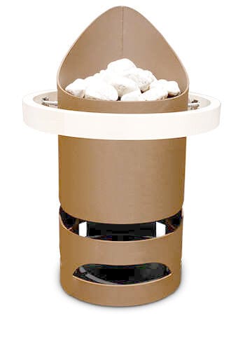 EOS - Lattiakiuas - EOS Zeus S 9,0 kW Ruskea