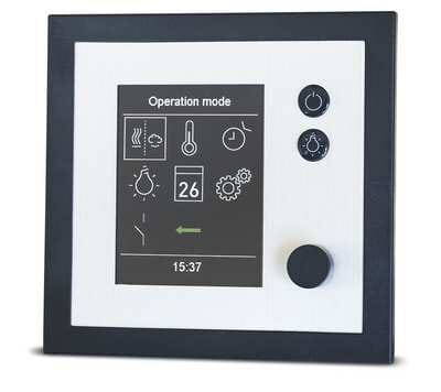 EOS - Ohjauskeskus - EOS EmoTec H Antrasiitti/Hopea