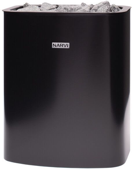 NARVI BLACK - Seinäkiuas - NC Electric 9,0 kW Musta