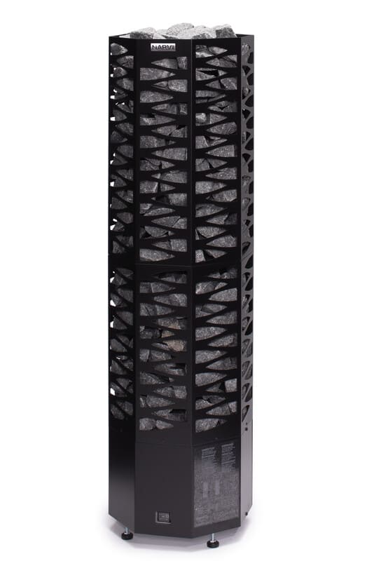 NARVI - Lattiakiuas - Narvi Smooth 9,0 kW musta