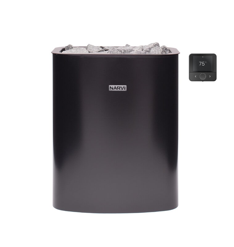 NARVI - Seinäkiuas - Narvi NC Electric 6,0 kW musta