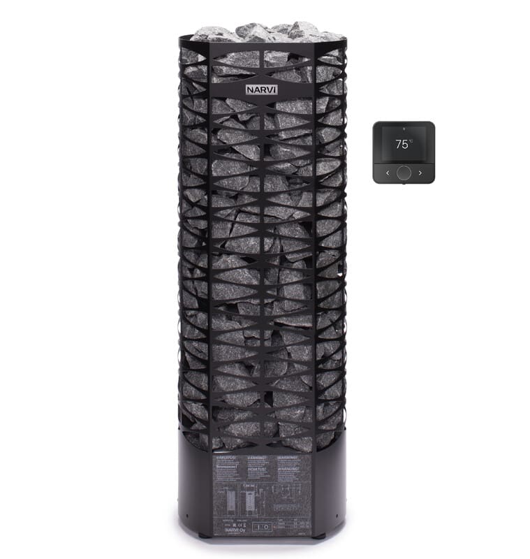 NARVI - Seinäkiuas - Narvi Saana 9,0 kW musta
