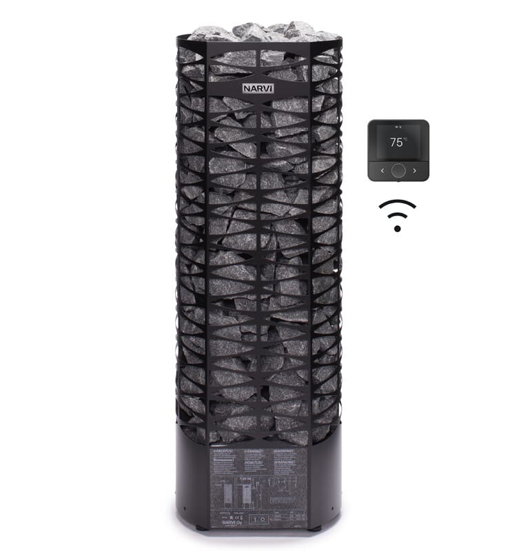 NARVI - Lattiakiuas - Narvi Saana Wifi 6,8 kW musta