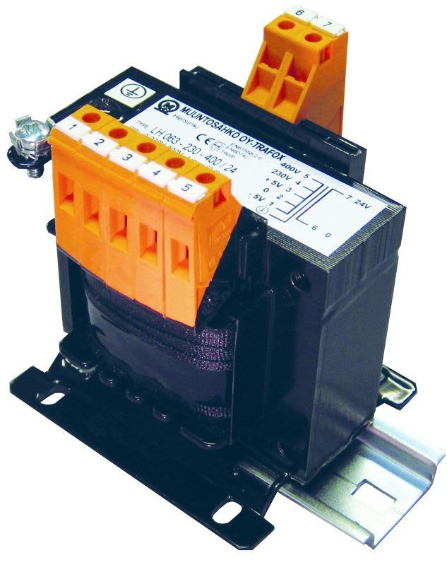 MUUNTOSÄHKÖ - Suojajännitemuuntaja - LH100-24 100VA 230-400/24V