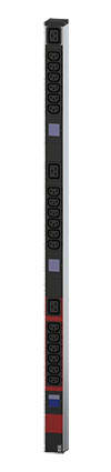 BACHMANN - Virranjakeluyksikkö PDU - 19 PDU 1HE + 18x C13 + 3x C19