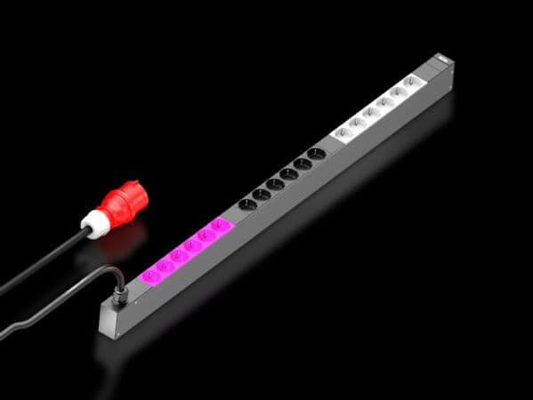 RITTAL - Virranjakeluyksikkö PDU - PDU basic 16A/3 CEE 18xCEE7/3