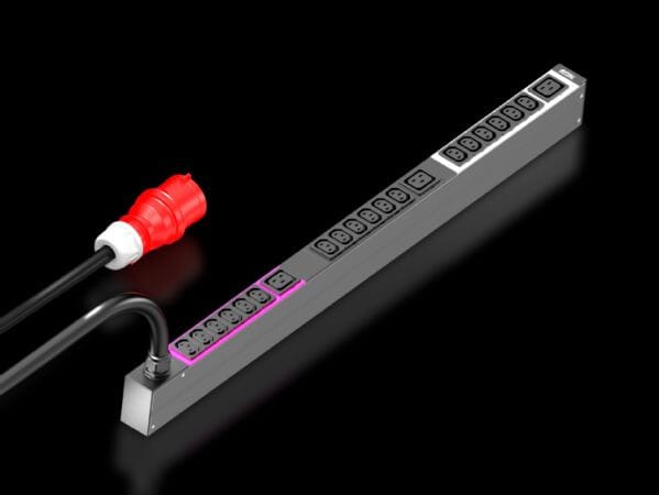 RITTAL - Virranjakeluyksikkö PDU - PDU basic 16A/3 CEE 18xC13+3xC