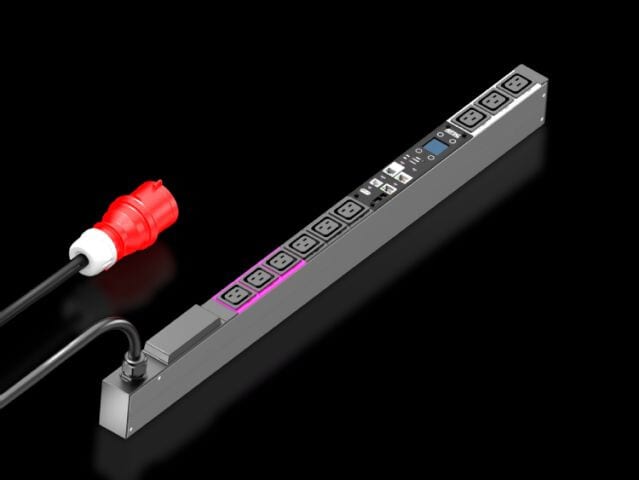 RITTAL - Virranjakeluyksikkö PDU - PDU metered 16A/3 CEE 9xC19 2