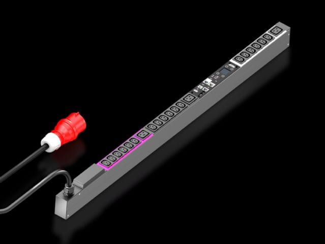 RITTAL - Virranjakeluyksikkö PDU - PDU metered 16A/3 CEE 18xC13+3