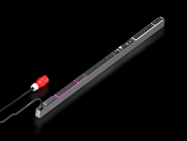 RITTAL - Virranjakeluyksikkö PDU - PDU metered 16A/3 CEE 24xC13+6