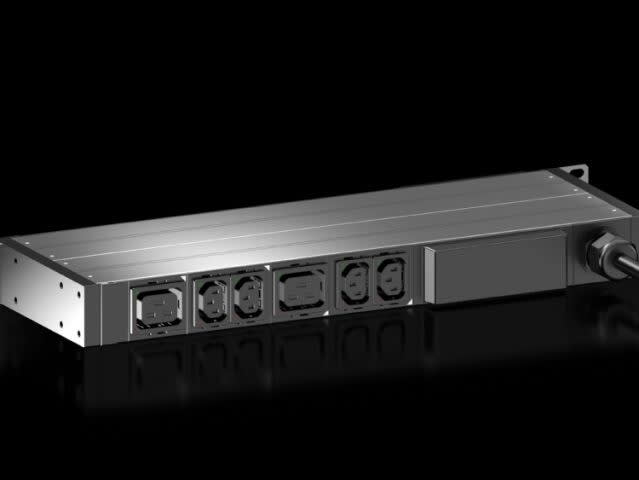 RITTAL - Virranjakeluyksikkö PDU - PDU metered+ 32A/1 CEE 4xC13+2