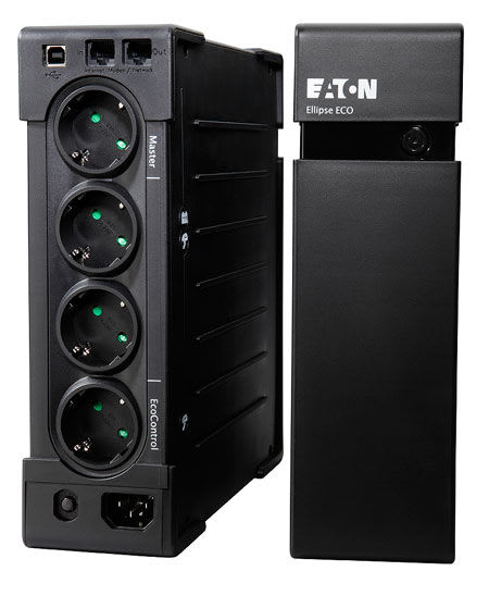 EATON - UPS 800VA Off-line+ylijännites - Ellipse ECO 800VA/500W USB DIN