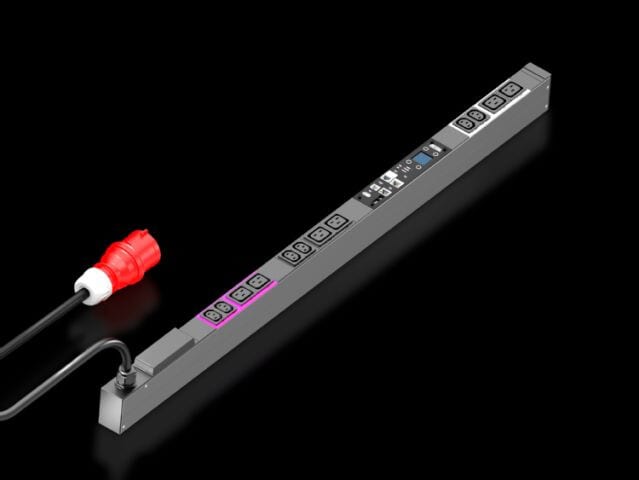 RITTAL - Virranjakeluyksikkö PDU - PDU metered+ 16A/3 CEE 6xC13+6