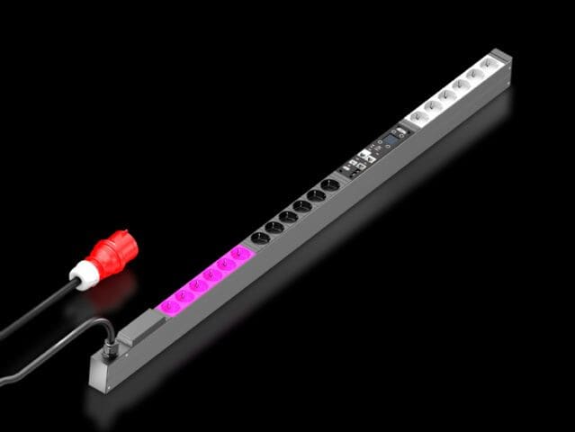 RITTAL - Virranjakeluyksikkö PDU - PDU metered+ 16A/3 CEE 18xCEE7
