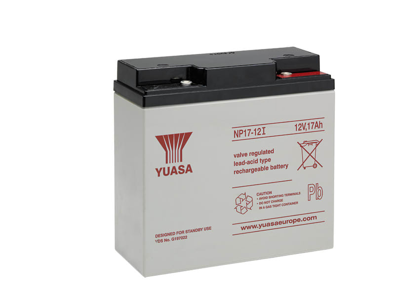 YUASA - Akku lyijy suljettu - Yuasa NP17-12I 17Ah 12V