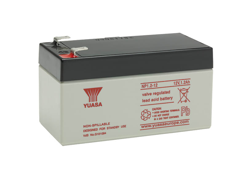 YUASA - Akku lyijy suljettu - Yuasa NP1.2-12 1.2Ah 12V