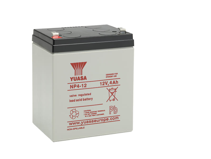 YUASA - Akku lyijy suljettu - Yuasa NP4-12 4Ah 12V