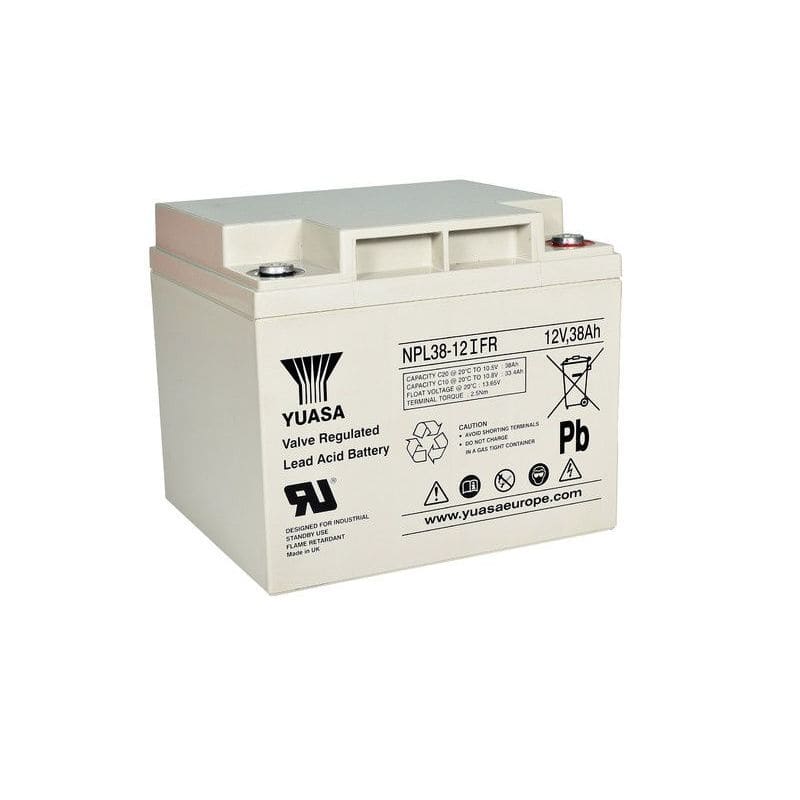 YUASA - Akku lyijy suljettu - Yuasa NPL38-12I 38Ah 12V
