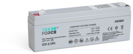 TRADEFORCE - Akku lyijy suljettu - Suljettu AGM 12V 2.1Ah HB
